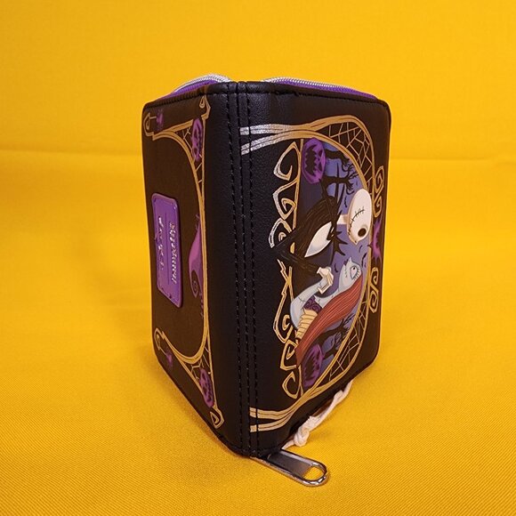 Loungefly The Nightmare Before Christmas Jack & Sally Pumpkin Frame Wallet NEW - Picture 12 of 12